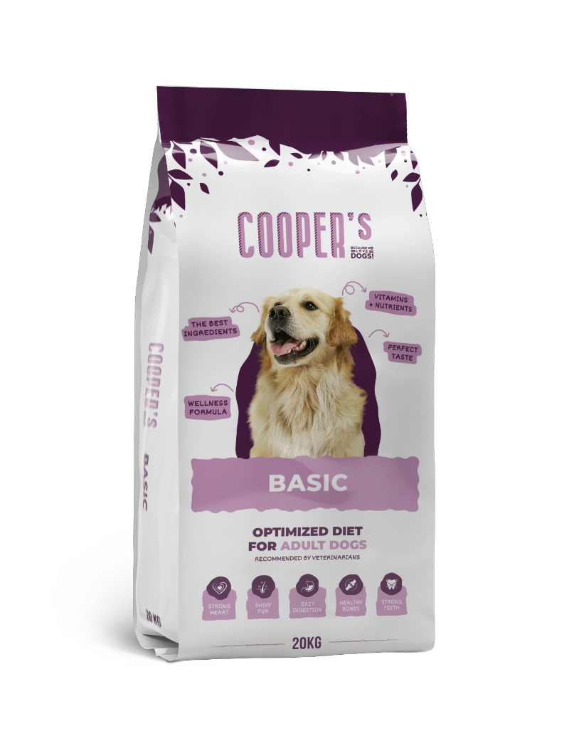 Dry food for adult dogs with moderate activity bag