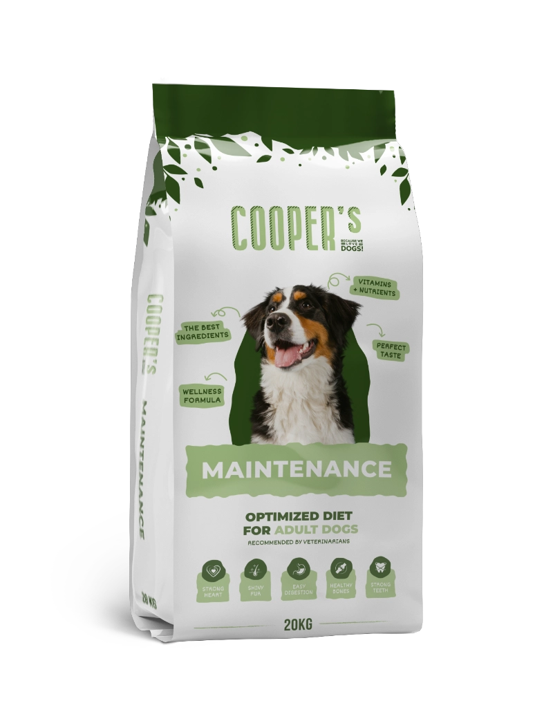 Dry food for active adult dogs bag