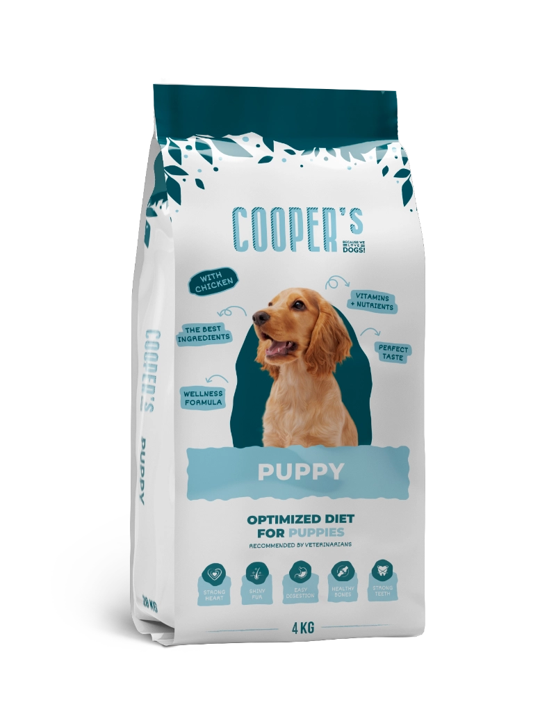Dry puppy food for healthy growth bag 4kg