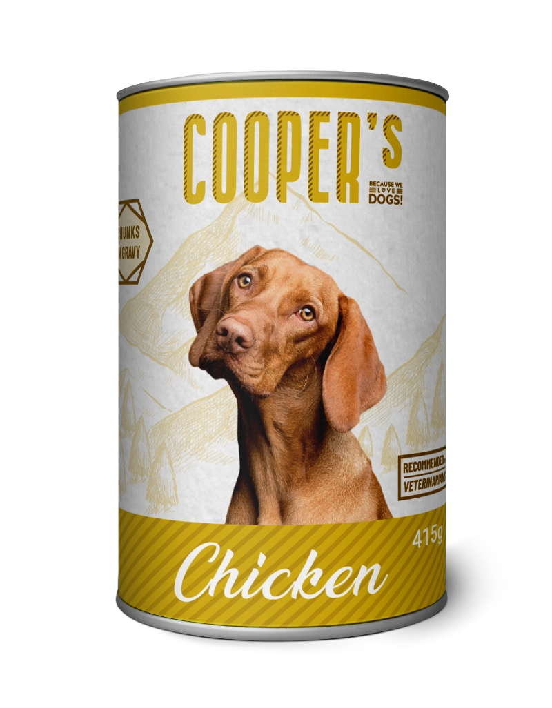 Wet food for adult dogs with chicken 415g