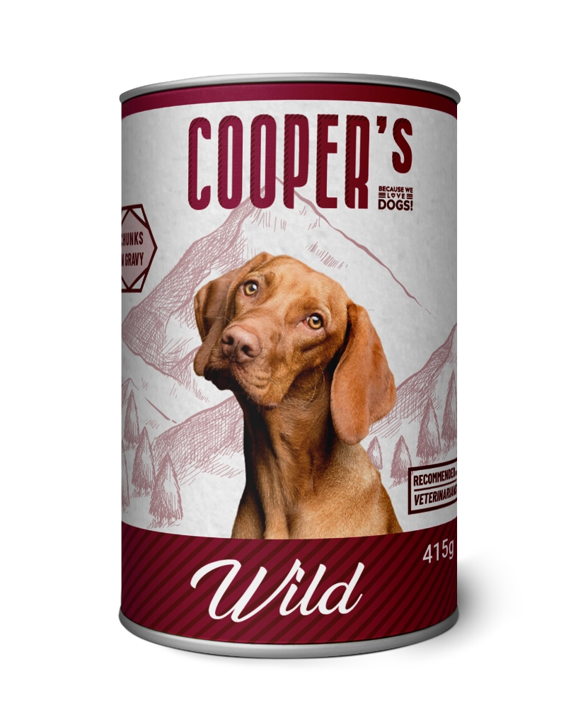 Wet food for adult dogs with venison 415g